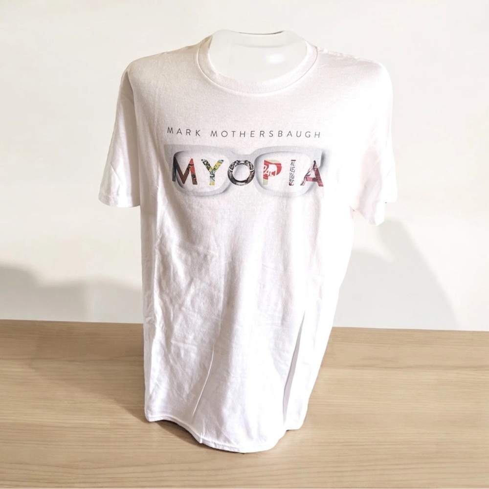 NEW Mark Mothersbaugh MYOPIA x MOCA Cleveland Art Exhibit 2016 Tee Unisex L